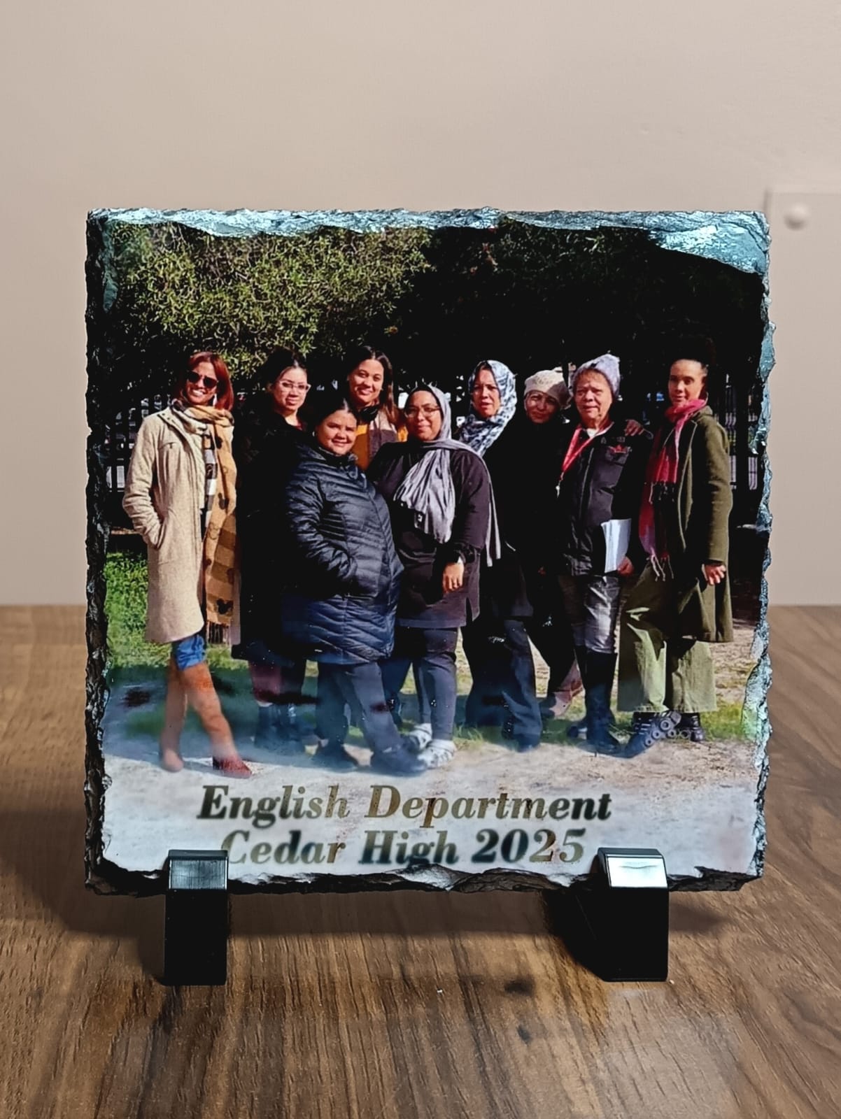 Sublimation rock photo frame