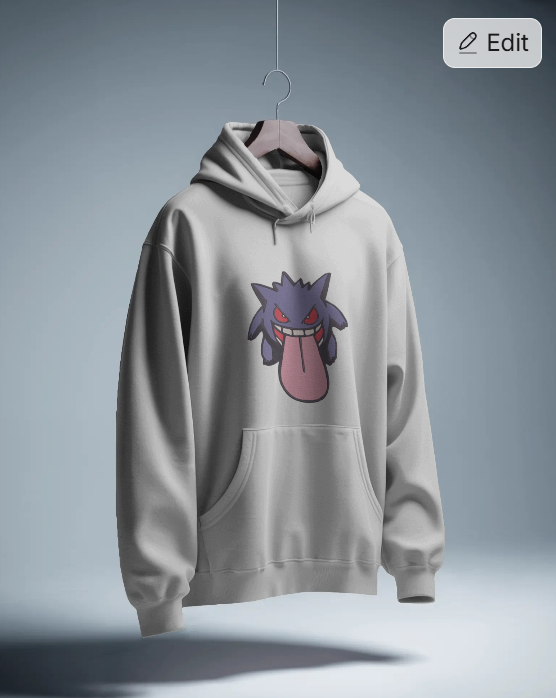 💜 Gengar Embroidered Hoodie 💜